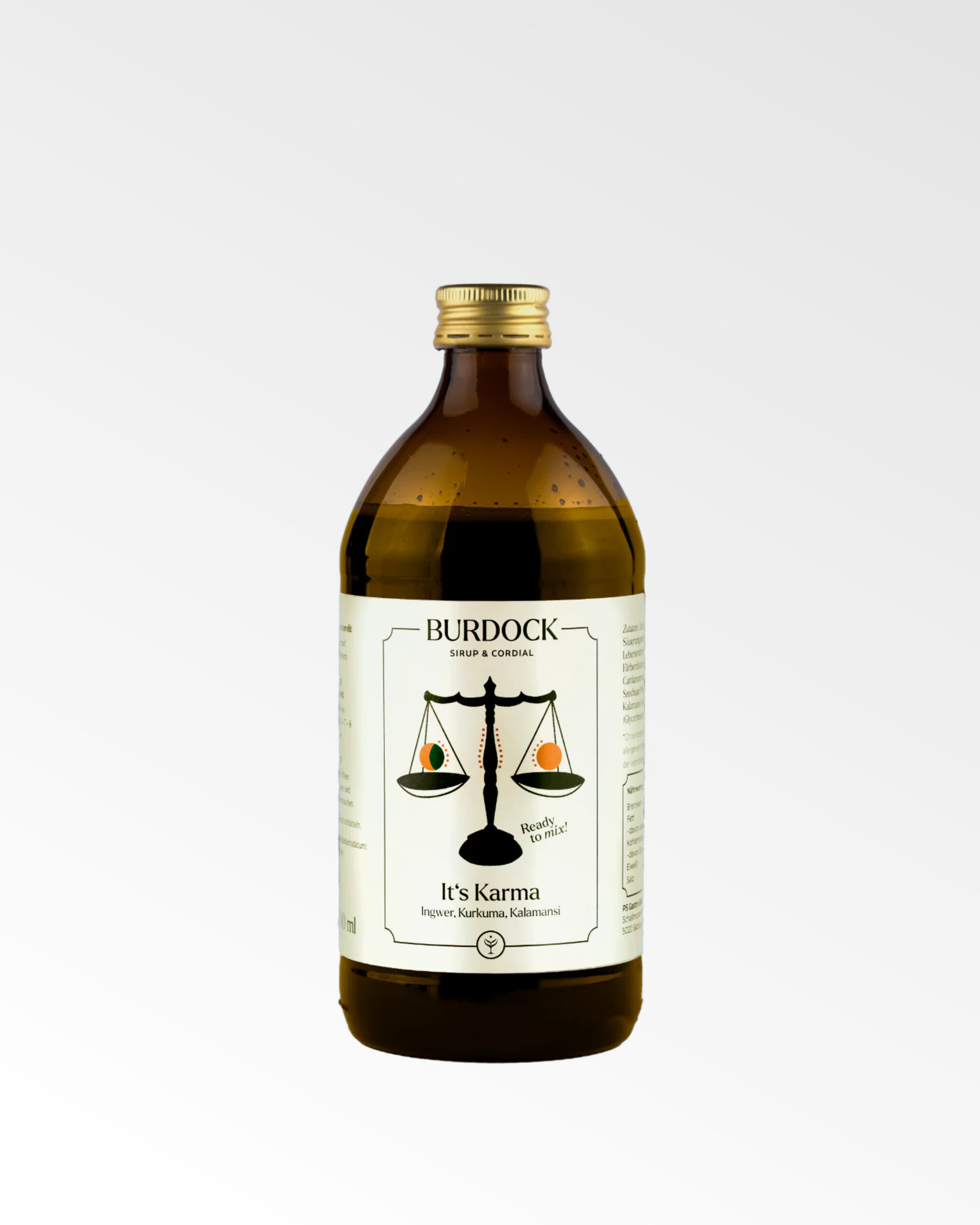 burdock cordial ingwer kurkuma kalamansi